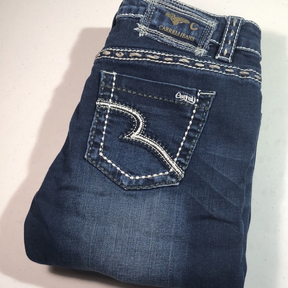 VINTAGE CARELLI ASHELY MIDRISE BOOTCUT PREMIUM JEANS 27x33 😎